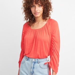 NEW! GAP Hula Red Dolman Long Sleeve Top